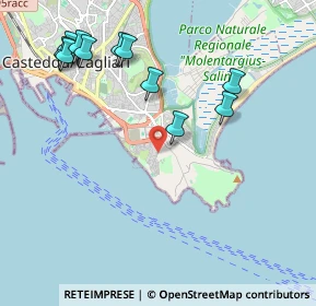 Mappa Viale Sant'Elia, 09126 Cagliari CA, Italia (2.52818)
