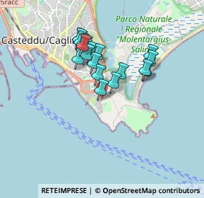 Mappa Viale Sant'Elia, 09126 Cagliari CA, Italia (1.616)