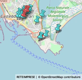 Mappa Viale Sant'Elia, 09126 Cagliari CA, Italia (2.405)