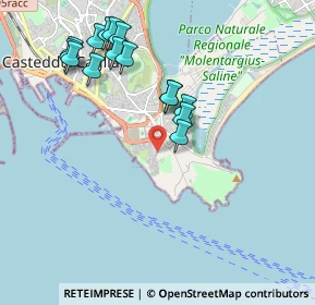 Mappa Viale Sant'Elia, 09126 Cagliari CA, Italia (2.23933)