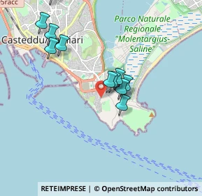 Mappa Viale Sant'Elia, 09126 Cagliari CA, Italia (1.88091)