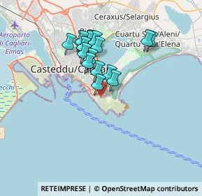 Mappa Viale Sant'Elia, 09126 Cagliari CA, Italia (3.29111)