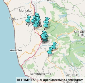 Mappa Piano Lago, 87056 Santo Stefano di Rogliano CS, Italia (10.56)