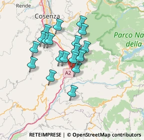 Mappa Piano Lago, 87056 Santo Stefano di Rogliano CS, Italia (5.911)