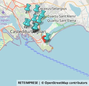 Mappa Viale del Poetto, 09126 Cagliari CA, Italia (3.83583)