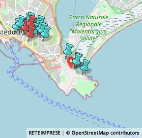 Mappa Viale del Poetto, 09126 Cagliari CA, Italia (2.7015)