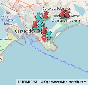 Mappa Via Piero Schiavazzi, 09126 Cagliari CA, Italia (3.65882)