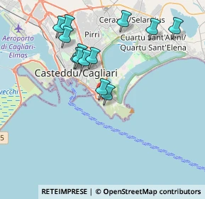 Mappa Via Piero Schiavazzi, 09126 Cagliari CA, Italia (4.17385)