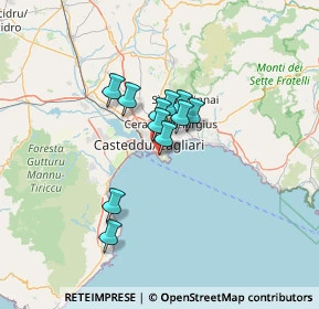 Mappa Via Piero Schiavazzi, 09126 Cagliari CA, Italia (9.38545)