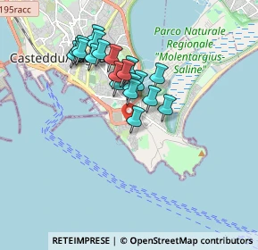 Mappa Via Piero Schiavazzi, 09126 Cagliari CA, Italia (1.6435)