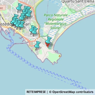 Mappa VIA POETTO, 09126 Cagliari CA, Italia (3.23471)