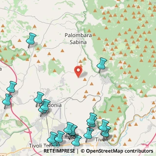Mappa Via Valle della Cisterna, 00010 San Polo dei cavalieri RM, Italia (7.21)