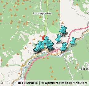 Mappa Strada Regionale, 00029 Vicovaro RM, Italia (1.2815)