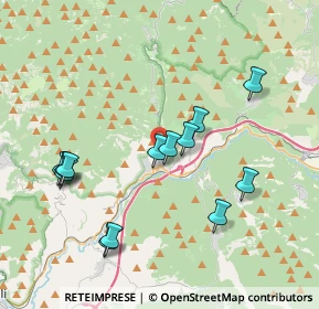 Mappa Strada Regionale, 00029 Vicovaro RM, Italia (4.09769)