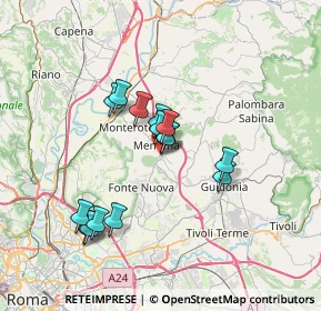 Mappa Via Nomentana, 00013 Mentana RM, Italia (6.116)