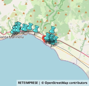 Mappa Via Isonzo, 00058 Santa Marinella RM, Italia (3.1685)