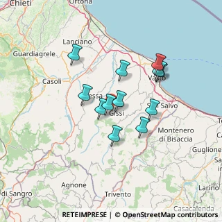 Mappa Località Cesi, 66052 Gissi CH, Italia (11.59417)