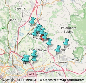 Mappa Via Bologna, 00013 Mentana RM, Italia (5.92929)