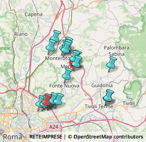 Mappa Via Bologna, 00013 Mentana RM, Italia (6.983)