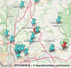 Mappa Via Bologna, 00013 Mentana RM, Italia (10.83)