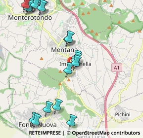 Mappa Via Bologna, 00013 Mentana RM, Italia (2.8485)