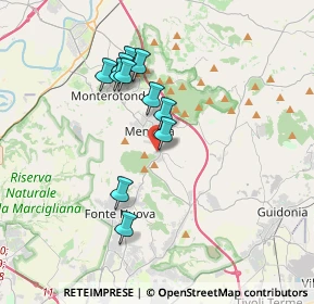 Mappa Via Bologna, 00013 Mentana RM, Italia (3.25909)