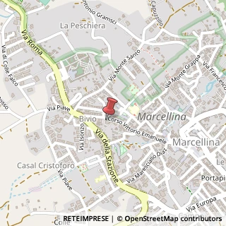 Mappa Corso Vittorio Emanuele, 18, 00010 Marcellina, Roma (Lazio)