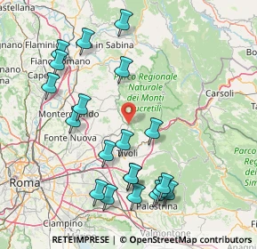 Mappa SP 33b, 00010 Marcellina RM, Italia (18.585)