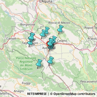 Mappa Via Roma, 67015 Avezzano AQ, Italia (8.72154)