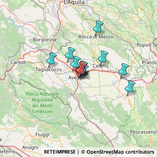 Mappa Via Roma, 67015 Avezzano AQ, Italia (8.8775)