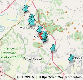 Mappa Via del Casale, 00013 Mentana RM, Italia (3.08273)