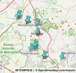 Mappa Via del Casale, 00013 Mentana RM, Italia (4.05167)