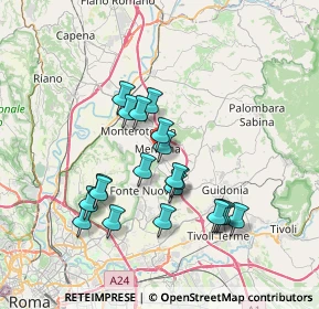 Mappa Via del Casale, 00013 Mentana RM, Italia (6.8815)