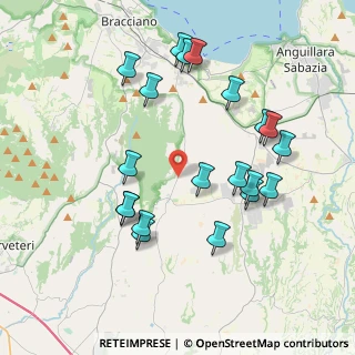 Mappa Via di Castel Campanile, 00054 Anguillara Sabazia RM, Italia (4.2145)