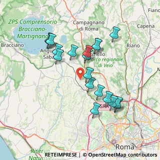 Mappa Strada F, 00123 Roma RM, Italia (7.47947)