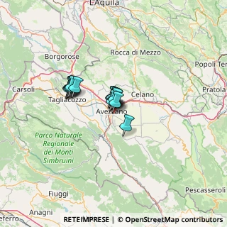 Mappa Via Niccolò Paganini, 67051 Avezzano AQ, Italia (7.434)