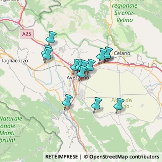 Mappa Via Niccolò Paganini, 67051 Avezzano AQ, Italia (5.79357)