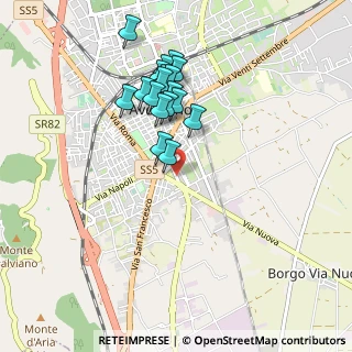 Mappa Via Cardinale Mazzarino, 67051 Avezzano AQ, Italia (0.88222)