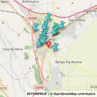 Mappa Via Cardinale Mazzarino, 67051 Avezzano AQ, Italia (1.32125)