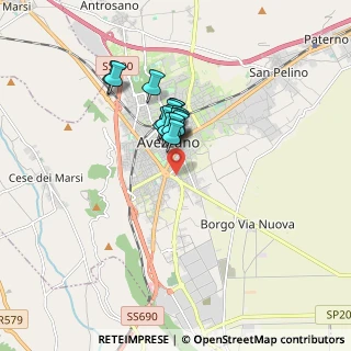 Mappa Via Cardinale Mazzarino, 67051 Avezzano AQ, Italia (1.19375)