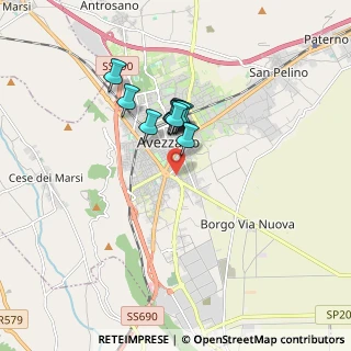 Mappa Via Cardinale Mazzarino, 67051 Avezzano AQ, Italia (1.24909)