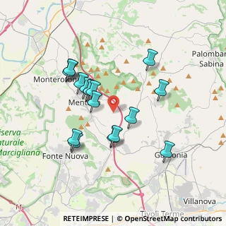 Mappa Via di Fonte Lettiga, 00013 Mentana RM, Italia (3.42588)
