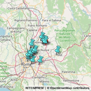 Mappa Via di Fonte Lettiga, 00013 Mentana RM, Italia (10.76235)