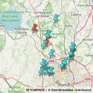 Mappa Vicolo Formellese, 00123 Roma RM, Italia (8.8685)