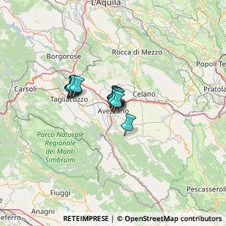 Mappa Via Fucino, 67051 Avezzano AQ, Italia (7.06733)