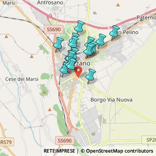 Mappa Via Fucino, 67051 Avezzano AQ, Italia (1.4)