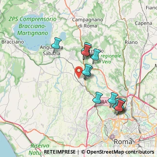 Mappa Largo dell'Olgiata, 00123 Roma RM, Italia (7.38692)