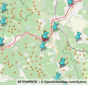 Mappa Via delle Vaschette, 00027 Roviano RM, Italia (6.23125)