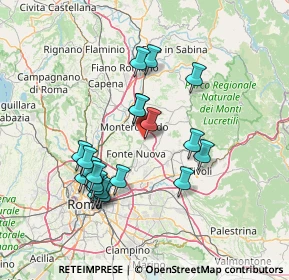 Mappa Via del Parco, 00013 Mentana RM, Italia (14.467)