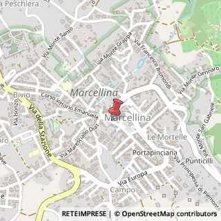 Mappa Corso Vittorio Emanuele, 147, 00010 Marcellina, Roma (Lazio)